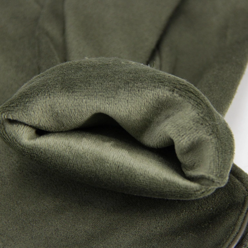 GUANTES MUJER GAMUZA BASICOS SUAVES ELEGANTES ABRIGADOS INVIERNO - 4