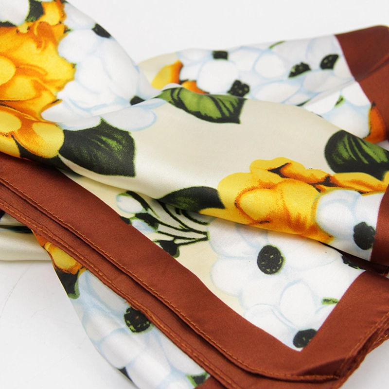 PAÑUELO LARGO TIPO SEDA DE 90X180CM FLOREADO ELEGANTE MUJER - 3