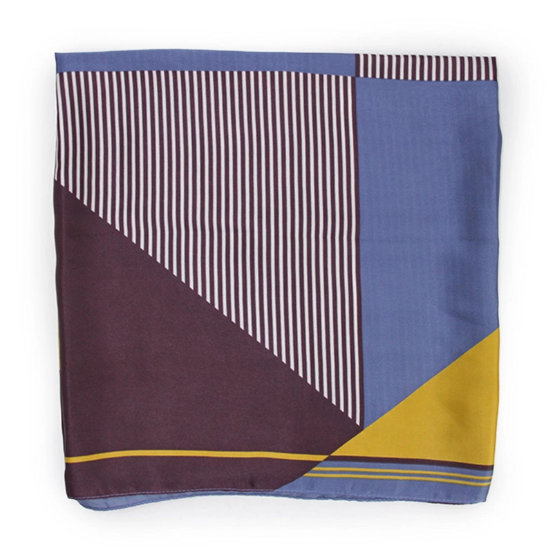PAÑUELO LARGO TIPO SEDA DE 90X180CM ESTAMPADO GEOME TRICO - 2