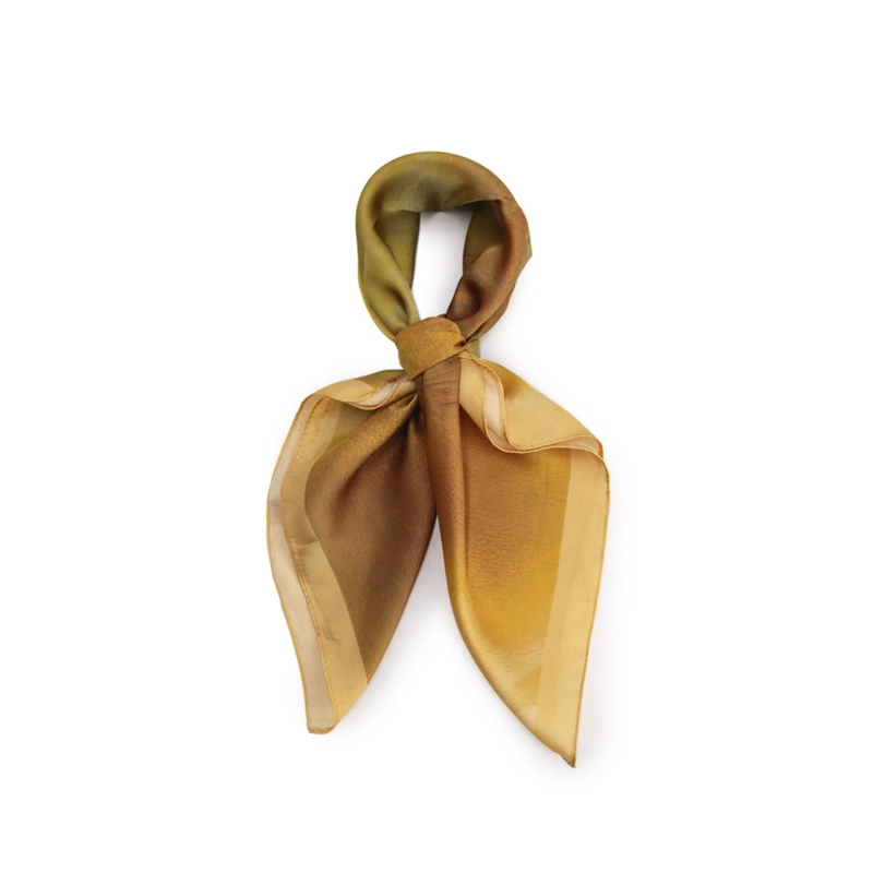 PAÑUELO TIPO SEDA 70 X70 ESTAMPADO PINTURA CASUAL ELEGANTE - 1