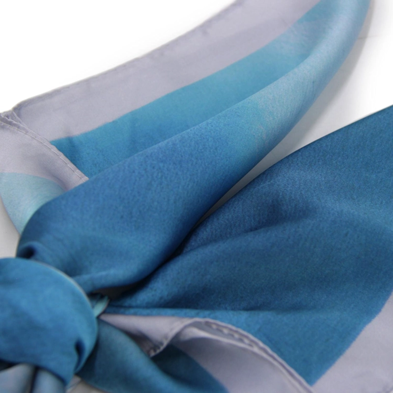 PAÑUELO TIPO SEDA 70 X70 ESTAMPADO PINTURA CASUAL ELEGANTE - 4