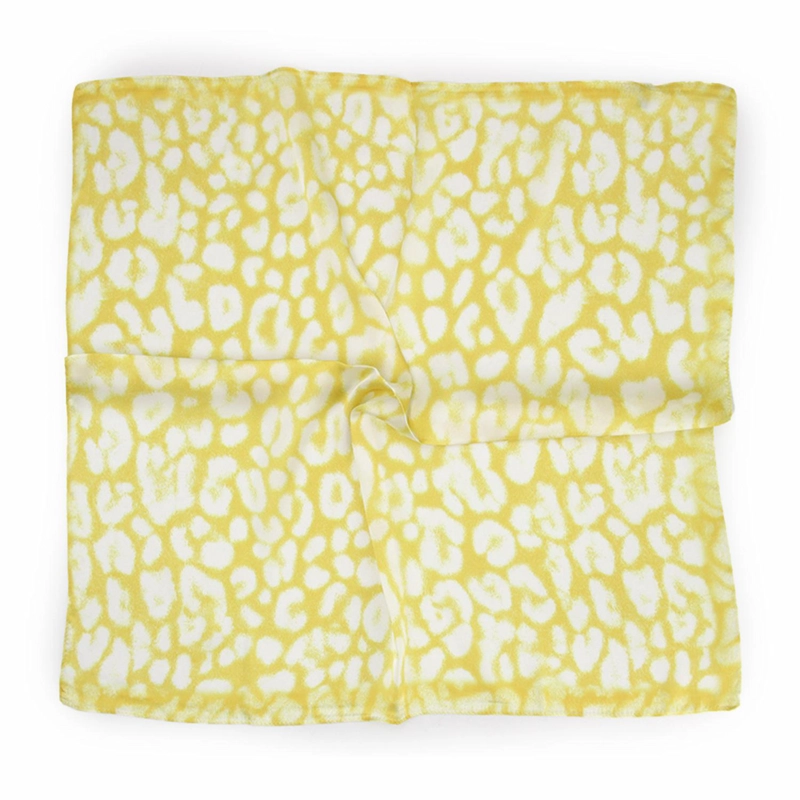 PAÑUELO TIPO SEDA 70 X 70 ESTAMPADO PRINT LEOPARDO - 2