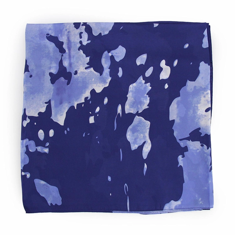 PAÑUELO MEDIANO TIPO SEDA DE 90X90CM ESTAMPADO ABSTRACTO - 2