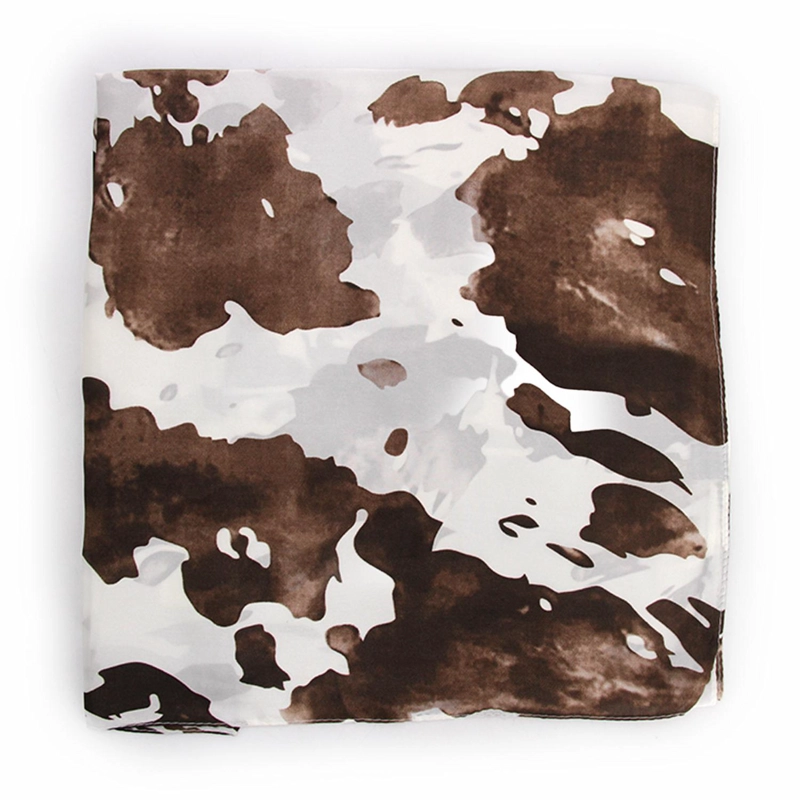 PAÑUELO MEDIANO TIPO SEDA DE 90X90CM ESTAMPADO ABSTRACTO - 2