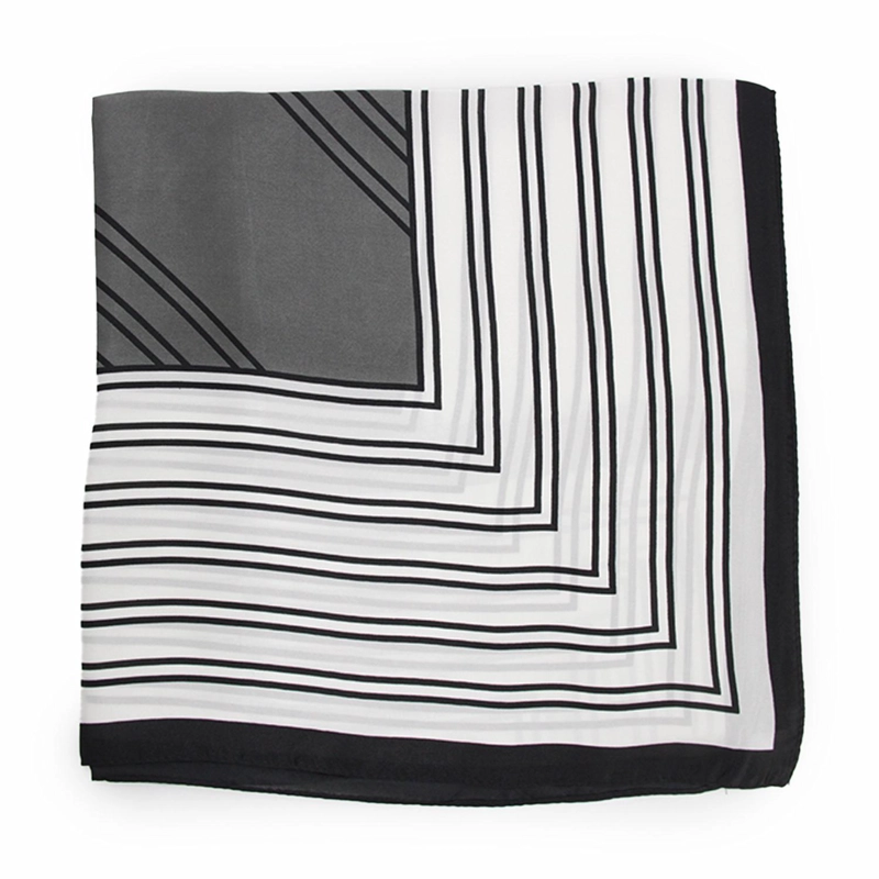PAÑUELO MEDIANO TIPO SEDA DE 90X90CM GEOME TRICO COLORES - 2