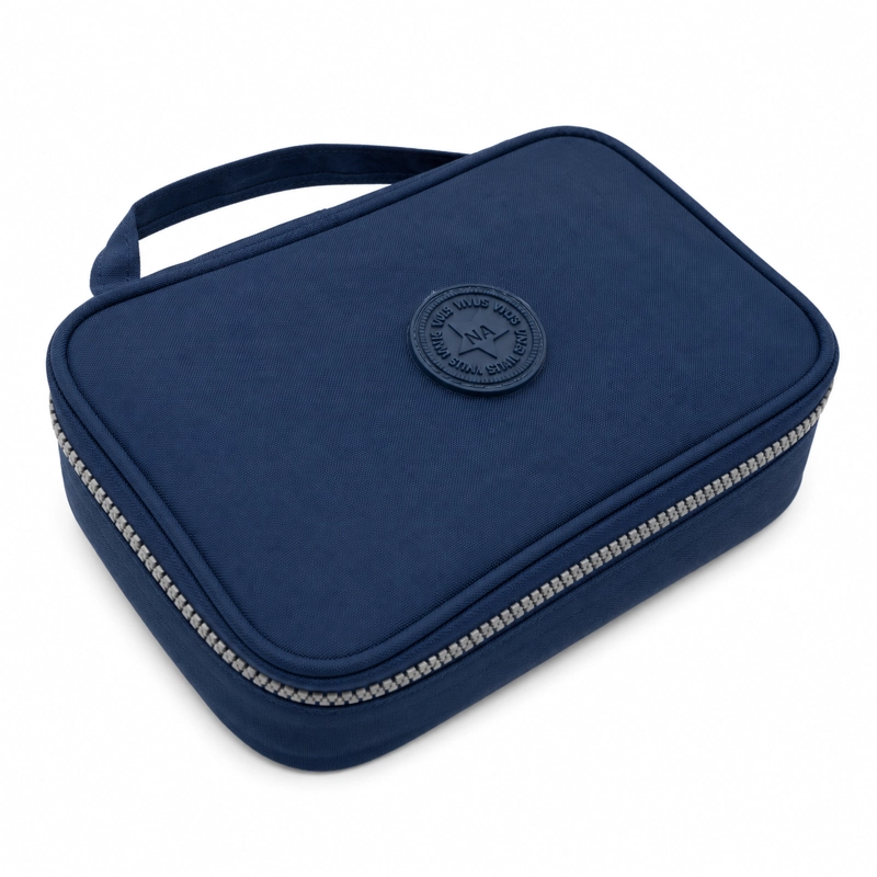 ESTUCHE ESCOLAR ORGANIZADOR DOBLE CIERRE GRAN CAPACIDAD PORTATIL TAMAÑO TALLA UNICA - 2