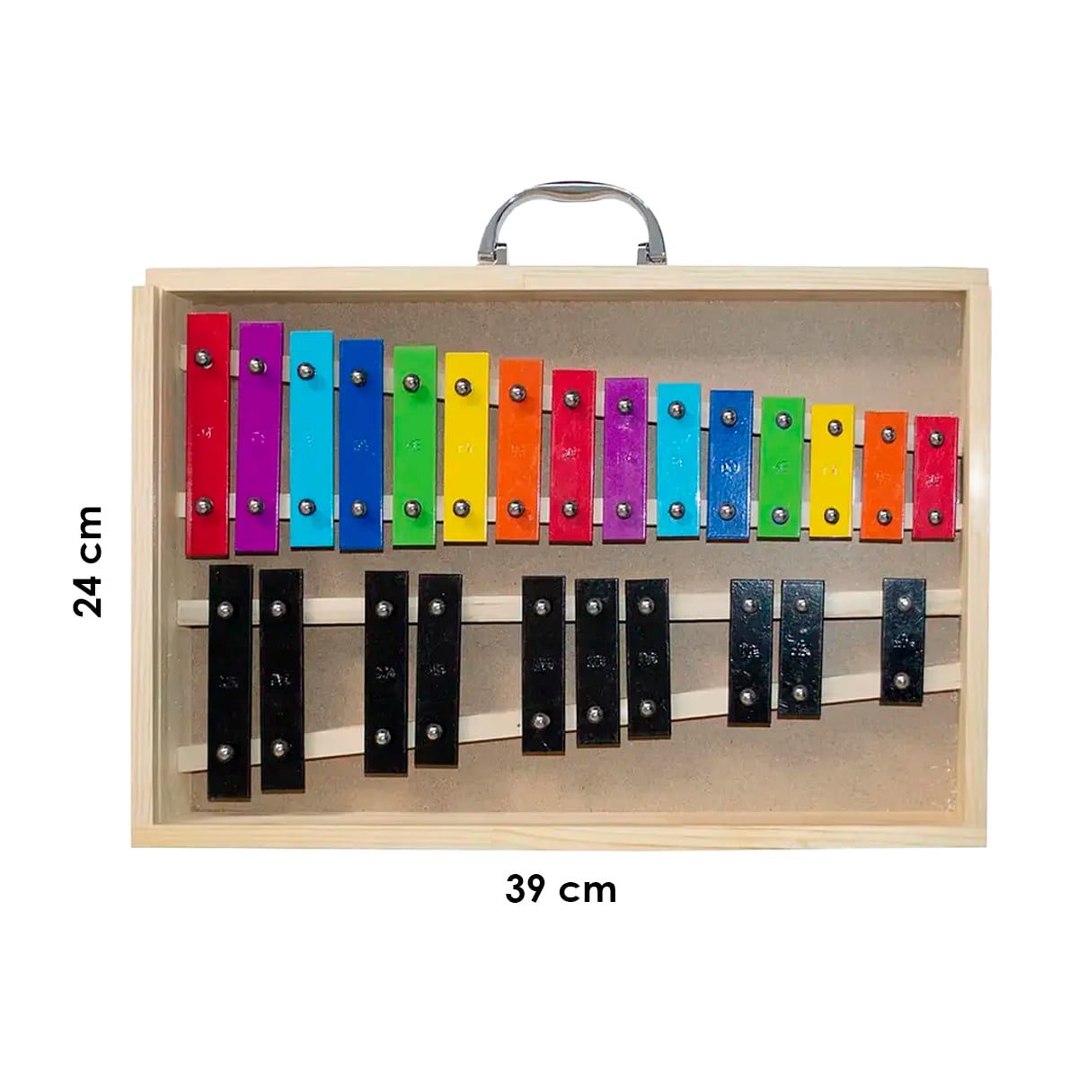 METALÓFONO ALLEGRO CROMÁTICO 25 TONOS ALL25SC - 4