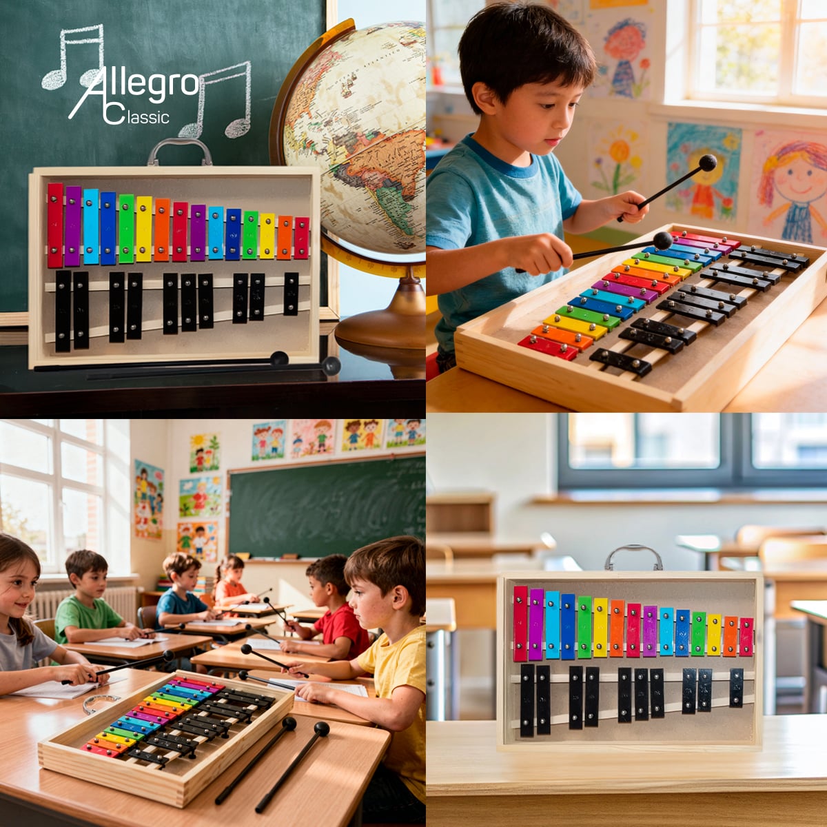 METALÓFONO ALLEGRO CROMÁTICO 25 TONOS ALL25SC - 5