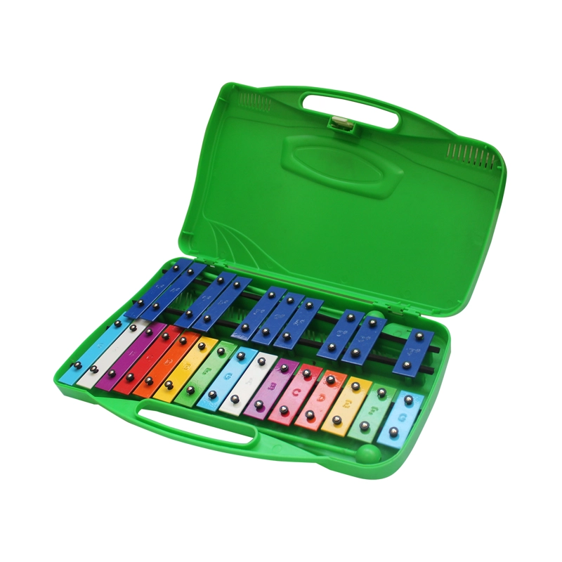 METALÓFONO ALLEGRO CROMÁTICO 25 TONOS VERDE ALL25G + BAQUETA ADICIONAL - 3