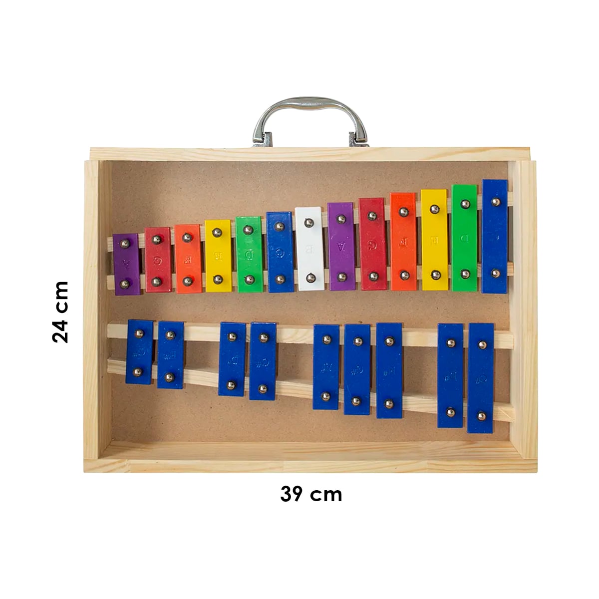 METALÓFONO ALLEGRO CROMÁTICO 22 TONOS ALL22SC - 5