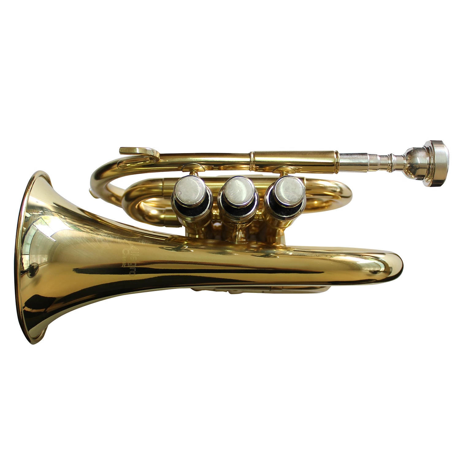 TROMPETA ALLEGRO POCKET BB DORADA ALL6417L - 2