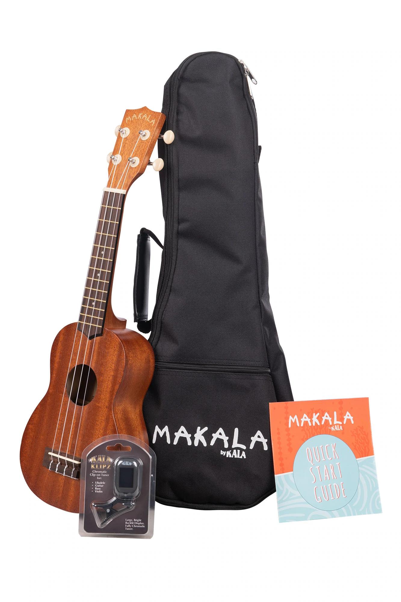 Makala MK-SBPAISLEY Ukulele Soprano – Black Paisley Ukadelic, Tastiera In Palissandro, Corpo In Agathis, 12 Tasti In Ottone