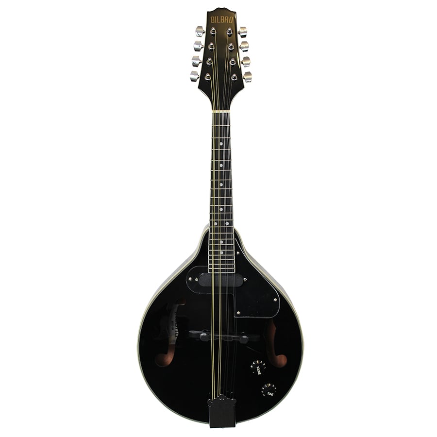MANDOLINA BILBAO ELECTROACÚSTICA NEGRA M30T-BK - 1