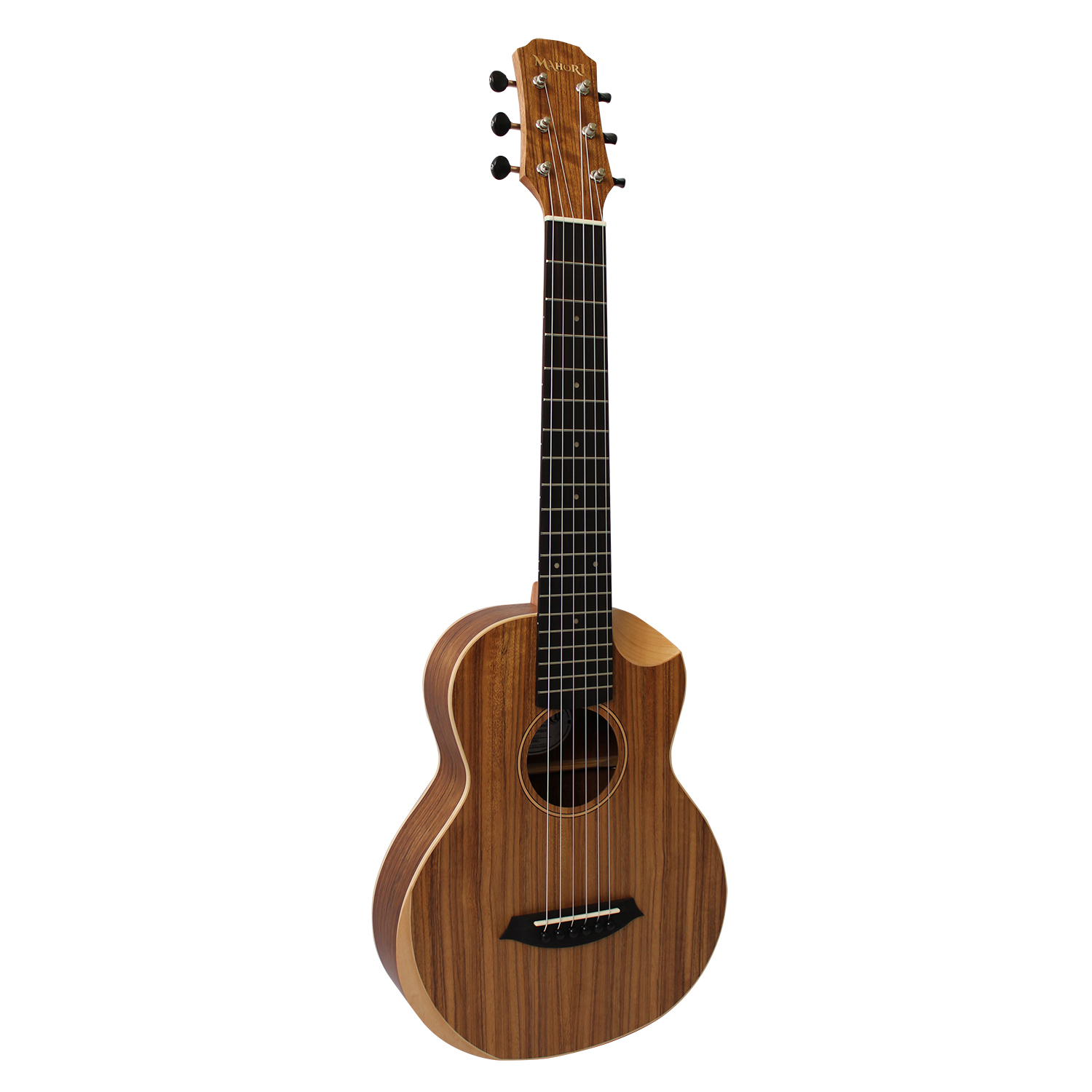 GUITARLELE MAHORI WALNUT SOLID CUTAWAY MAH-45CW + FUNDA - 1