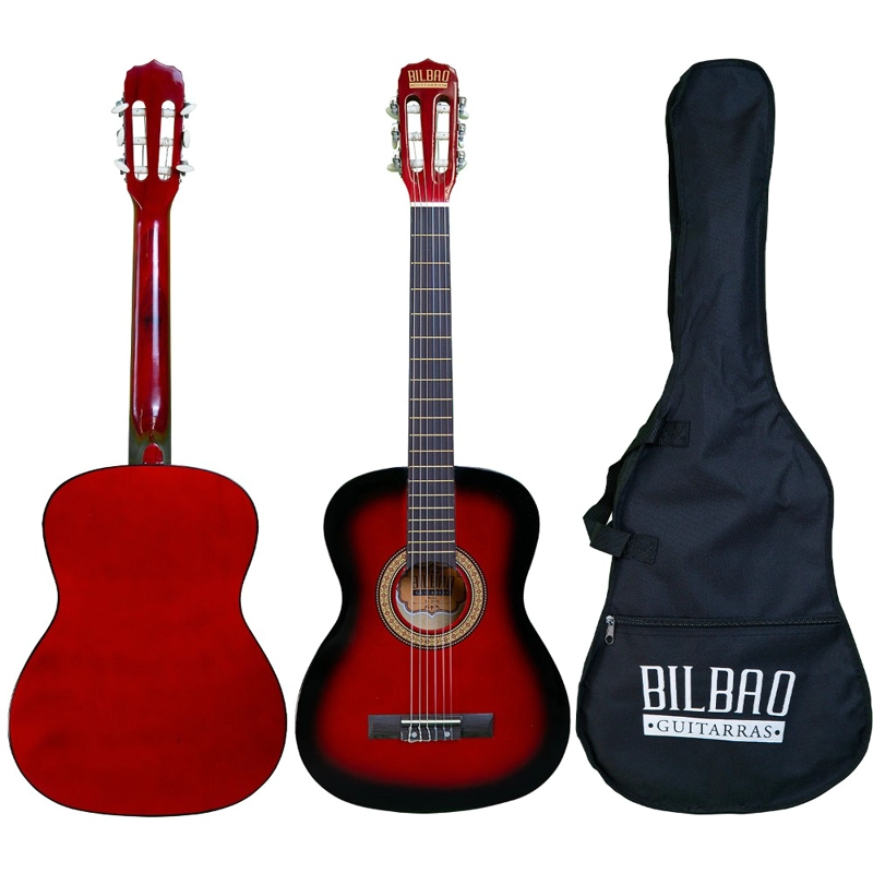 GUITARRA CLASICA BILBAO 3/4 BIL-34-RB + FUNDA - 5