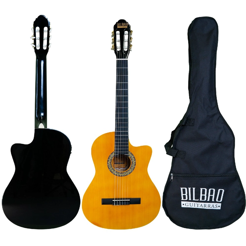 GUITARRA ACUSTICA BILBAO BIL-44CW-NT + FUNDA - 1