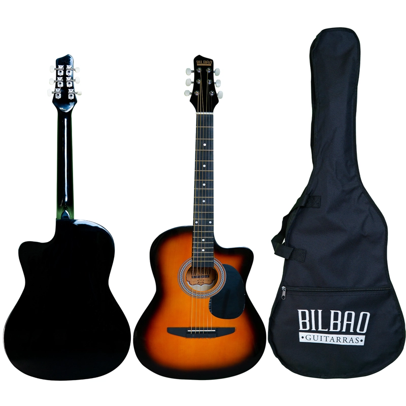 GUITARRA ACÚSTICA BILBAO BIL-38C-SB + FUNDA - 1