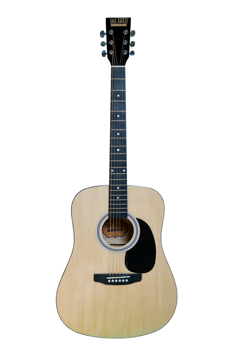 GUITARRA ACUSTICA BILBAO BIL-41-NT + FUNDA - 1