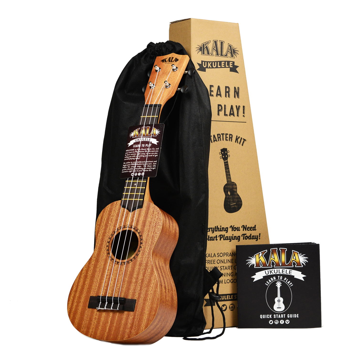 PACK UKELELE KALA LTP-S SOPRANO STARTER KIT - 1