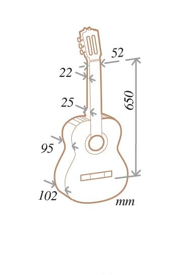 GUITARRA CLASICA ALMANSA CEDRO/ABETO 402 - 2