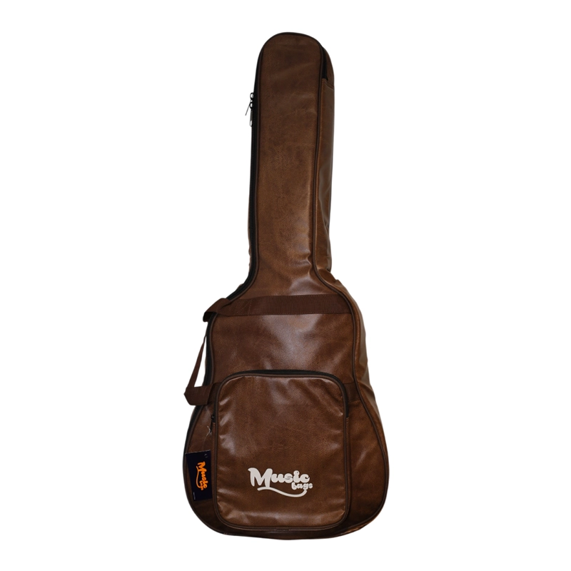 FUNDA GUITARRA ELECTROACÚSTICA MUSIC BAGS CUERO 10MM MUB-125A - 1