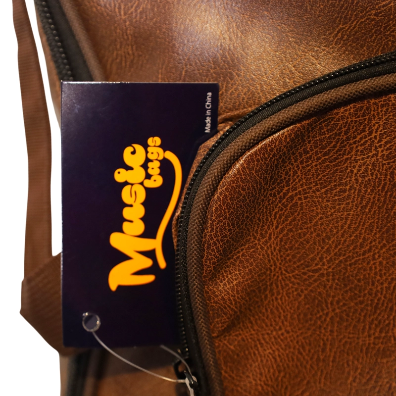 FUNDA GUITARRA ELECTROACÚSTICA MUSIC BAGS CUERO 10MM MUB-125A - 6