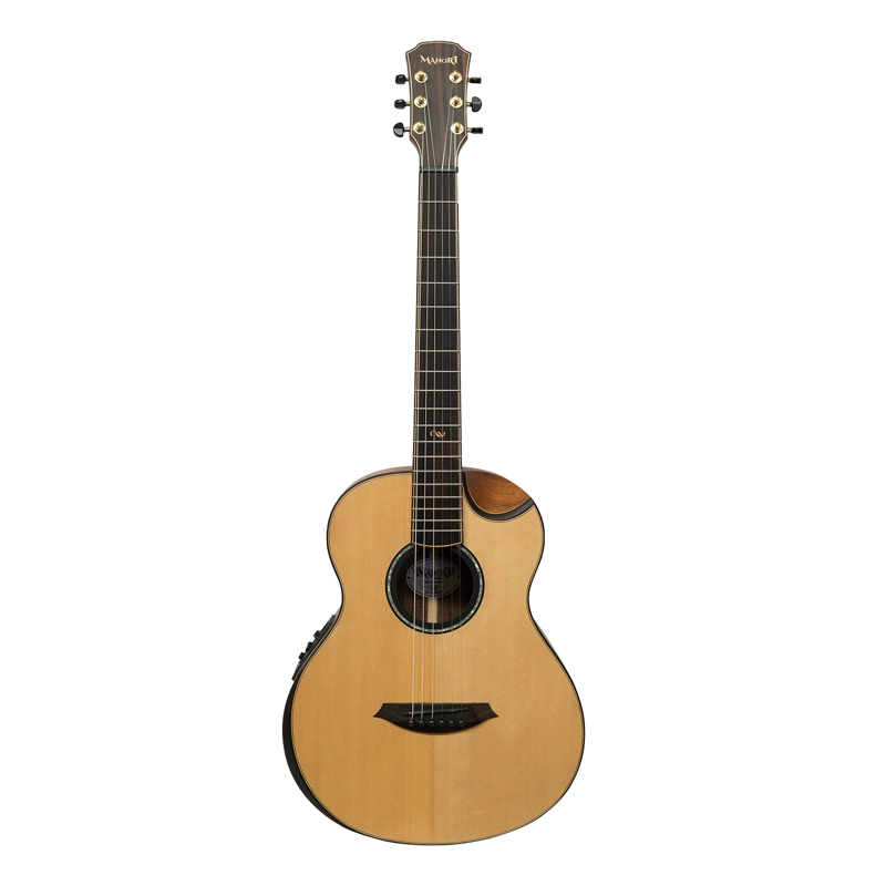 GUITARRA TRAVEL MAHORI NYLON MAHN-363EQ + FUNDA - 1