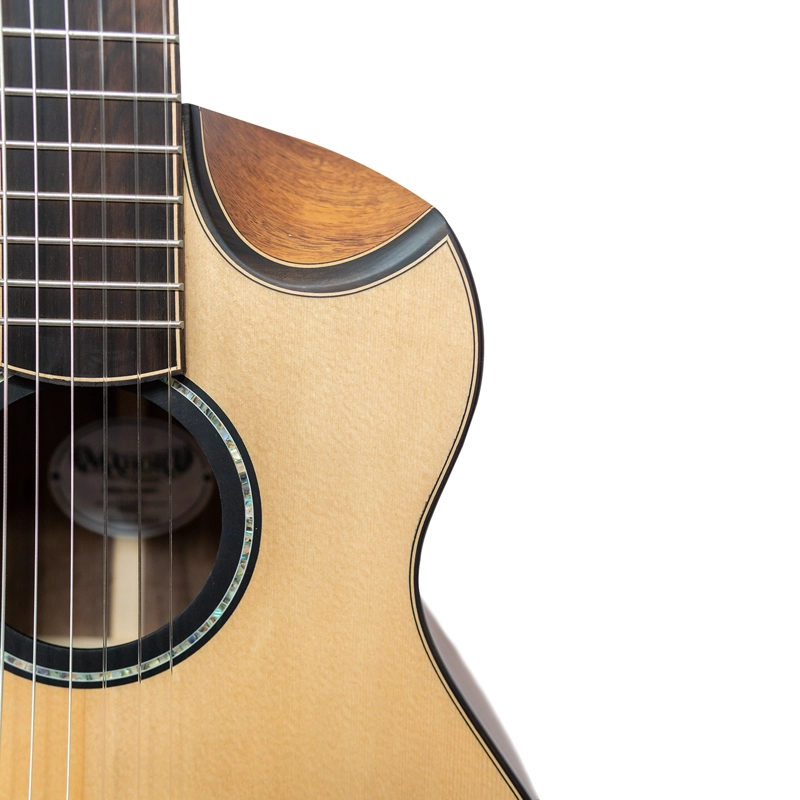GUITARRA TRAVEL MAHORI NYLON MAHN-363EQ + FUNDA - 3