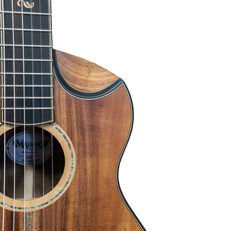 GUITARRA TRAVEL MAHORI NYLON MAHN-364EQ + FUNDA - 3