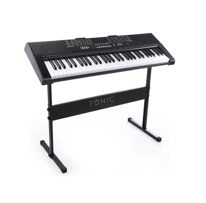 TECLADO MUSICAL PIANO 61 NOTAS+STAND TON-630 - 1