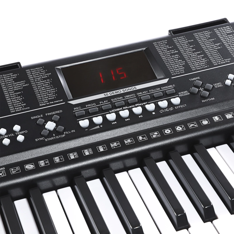 TECLADO MUSICAL PIANO 61 NOTAS+STAND TON-630 - 4