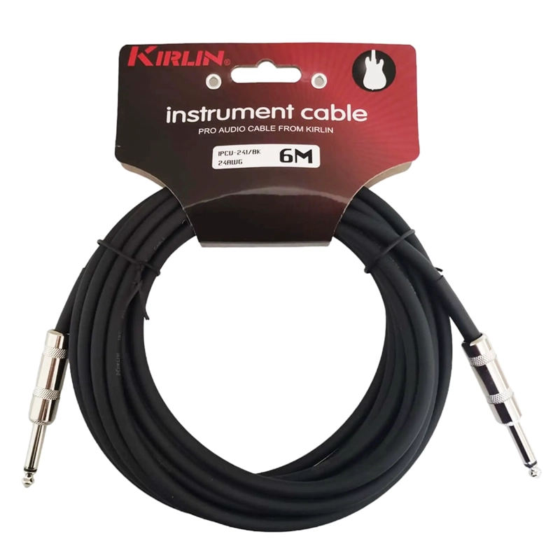CABLE ALÁMBRICO KIRLIN INSTRUMENTO 6 METROS IPCV-241-6 - 1