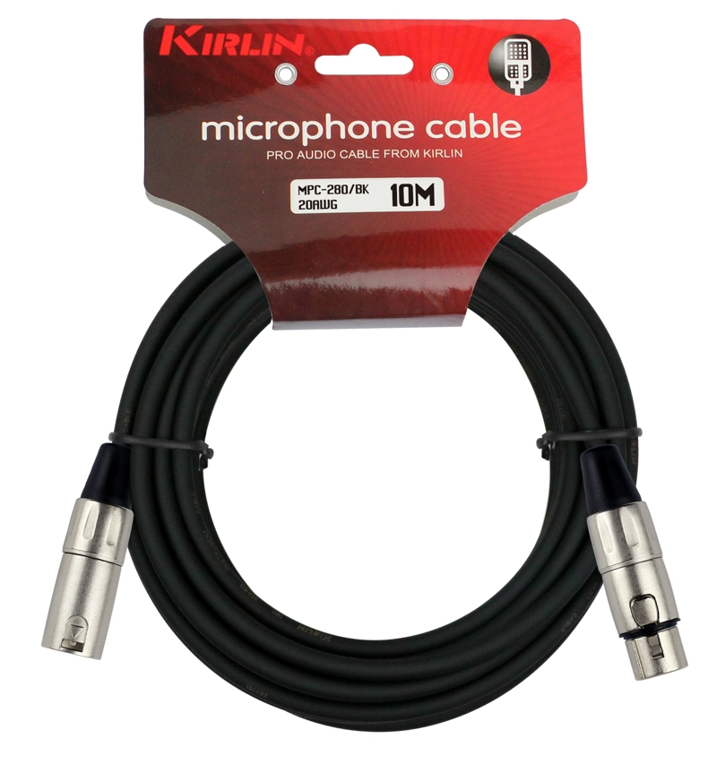 CABLE MICRÓFONO KIRLIN SERIE C XLR 10M MPC-280-10 - 2