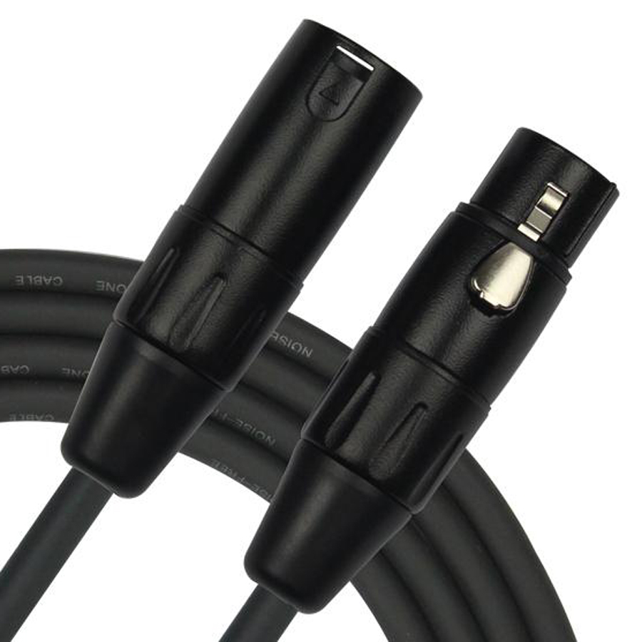 CABLE MICRÓFONO KIRLIN NEGRO 6MTS MPC-470PB-6 - 5