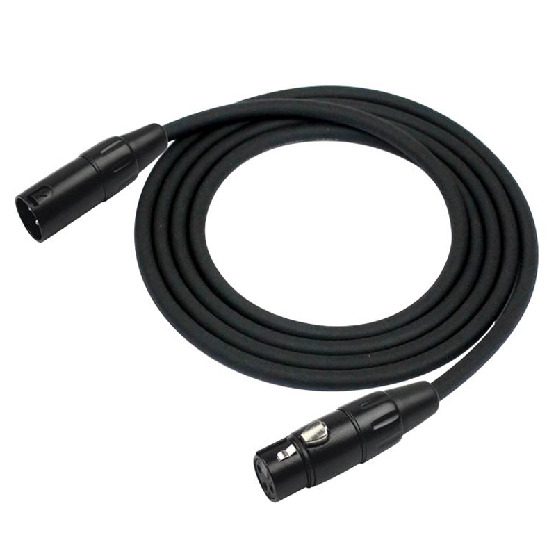 CABLE PARA MICRÓFONO KIRLIN NEGRO 10MTS MPC-470PB-10 - 3