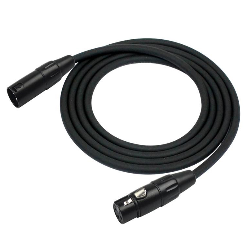 CABLE PARA MICRÓFONO KIRLIN NEGRO 10MTS MPC-470PB-10 - 3
