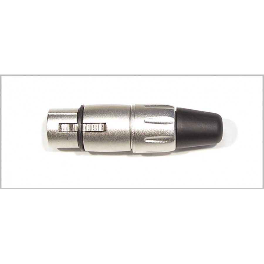 CONECTOR HEMBRA PLATEADO X-3214 (2 UNIDADES) - 1