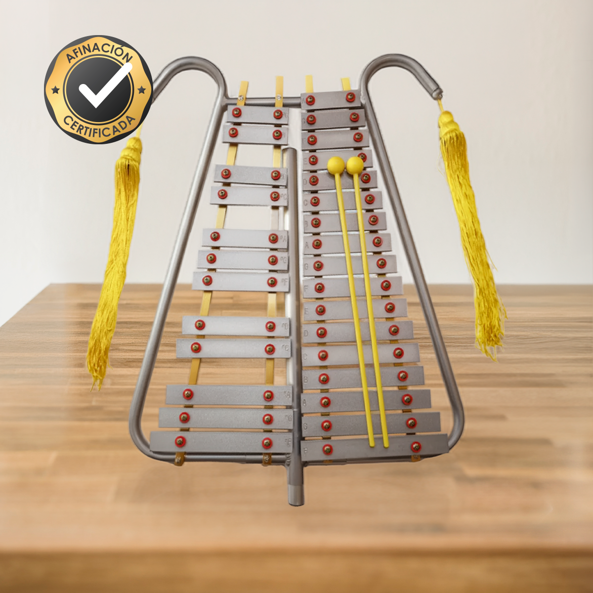 METALÓFONO ALLEGRO LIRA CROMÁTICO 29 TONOS ALUMINIO ALL29A - 4