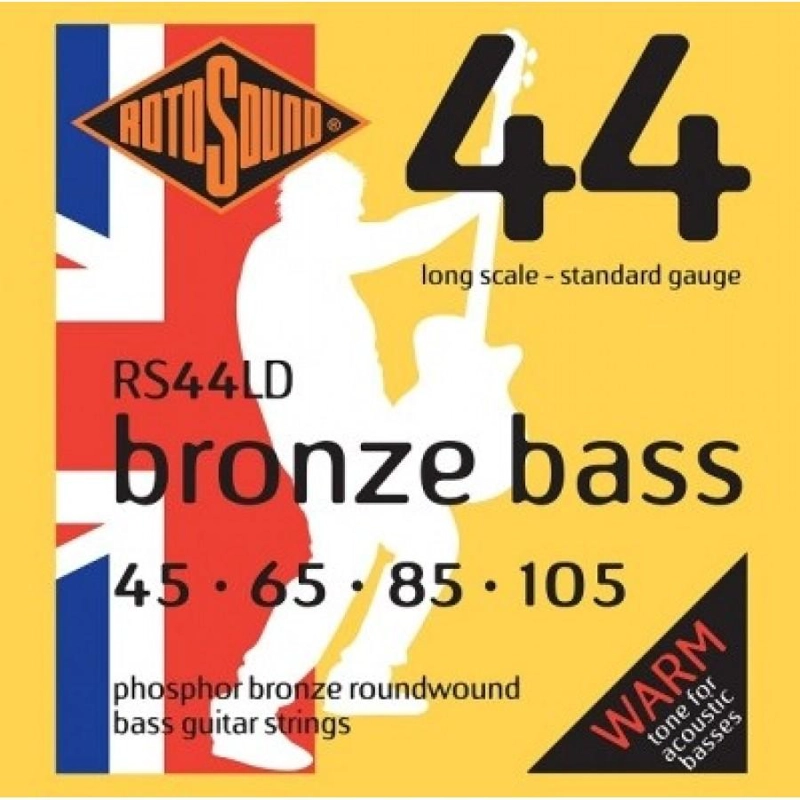 SET ROTOSOUND BAJO ACÚSTICO 4 45-105 RS44LD - 1