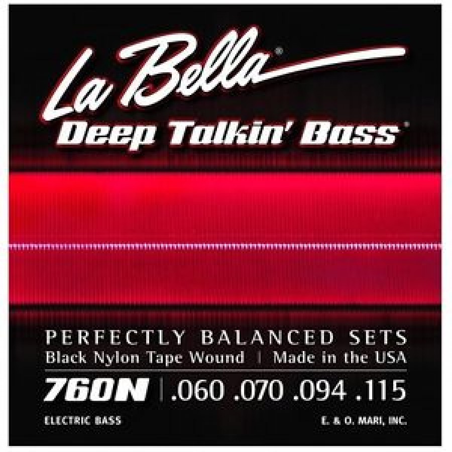 SET BAJO ELÉCTRICO LA BELLA NYLON 4 60-115 760N - 1