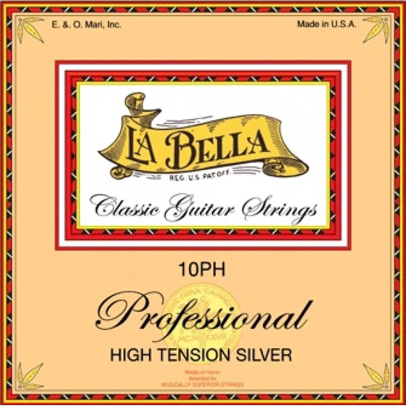 SET LABELLA GUITARRA CLÁSICA HIGH TENSION SILVER 10PH - 1