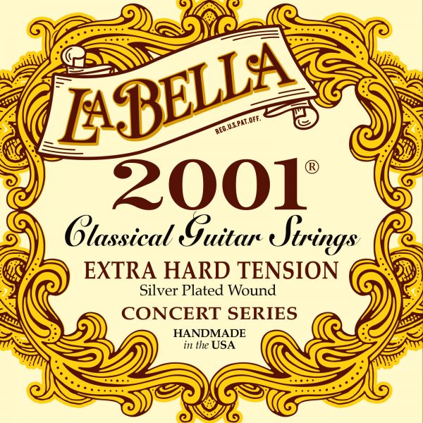 SET LA BELLA CUERDA GUITARRA CLÁSICA 2001 TENSIÓN EXTRA ALTA - 1