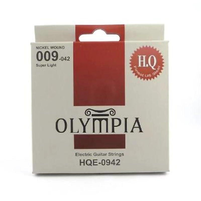SET GUITARRA ELE CTRICA SUPER-LIGHT 9-42 HQE-0942 OLYMPIA - 1