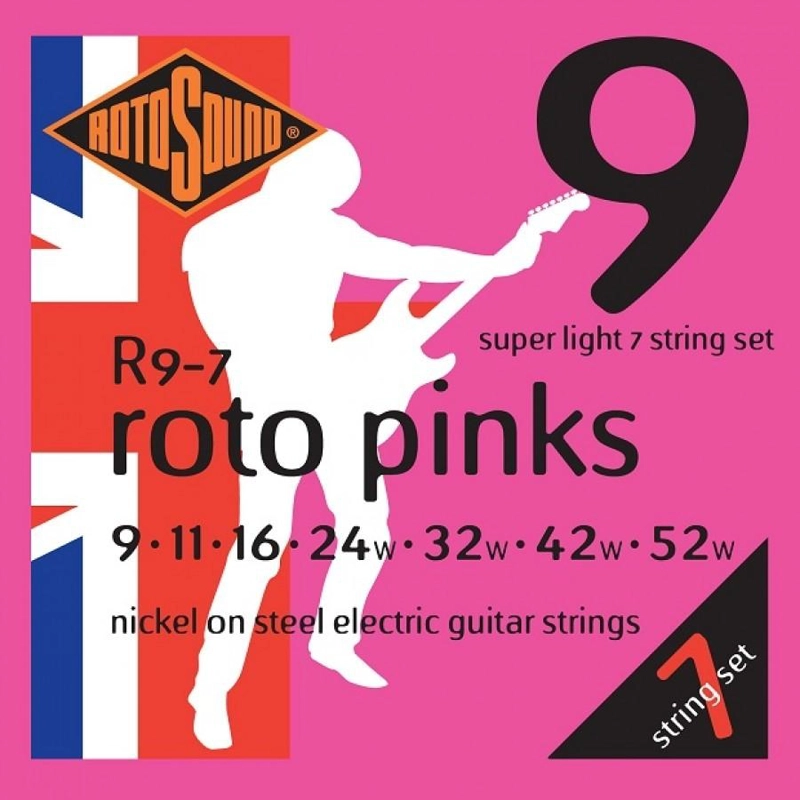 SET ROTOSOUND GUITARRA ELÉCTRICA 7 : R9-7 - 1
