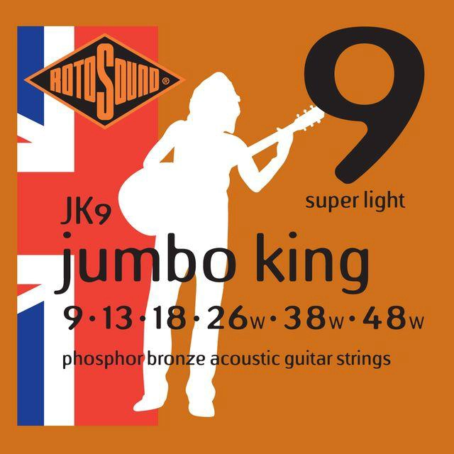 SET ROTOSOUND GUITARRA ELECTROACÚSTICA JK9 JUMBO KING - 1