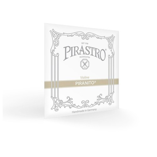 SET PIRASTRO VIOLIN PIRANITO CHROME STEEL MITTEL 615500 - 1