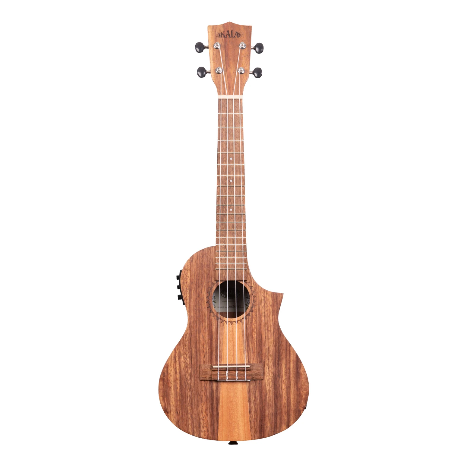 UKELELE KALA TEAK TRI-TOP CONCIERTO EQ - 1