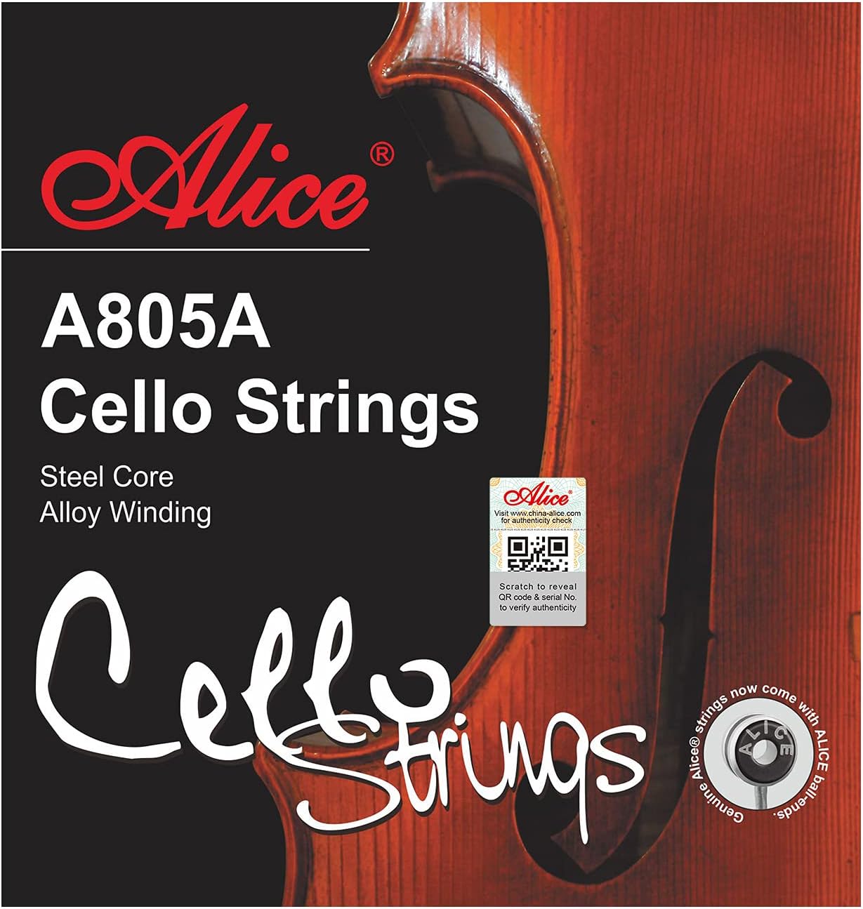 CUERDAS VIOLONCELLO ALICE A805A - 1