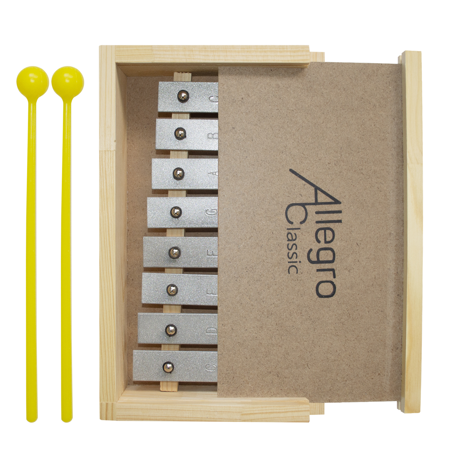 METALÓFONO ALLEGRO DIATÓNICO 8 TONOS ALL8AG - 2
