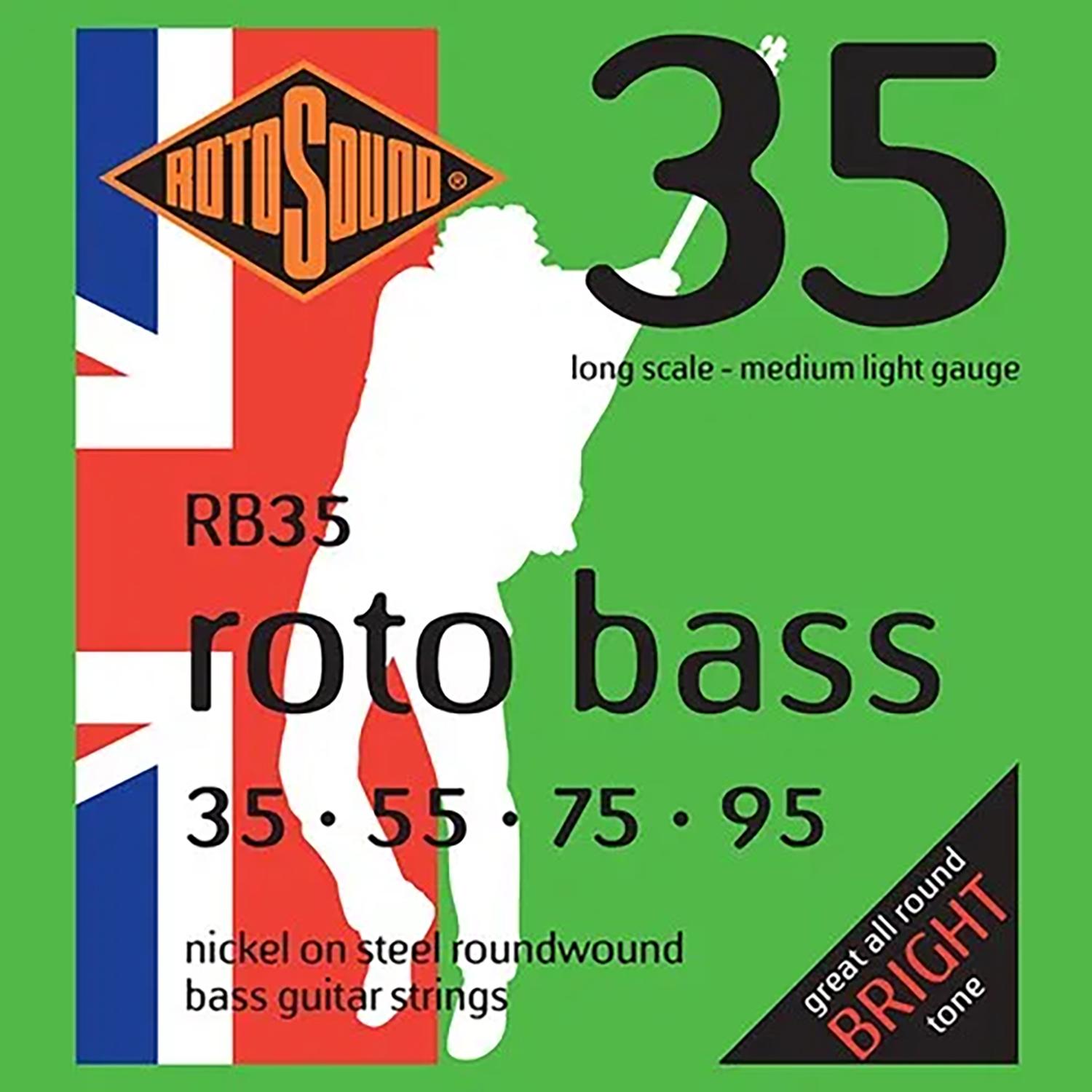 SET BAJO ELECTRICO ROTOSOUND RB35 ROTO BASS 4 - 1